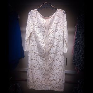 White Lace Dress NWT